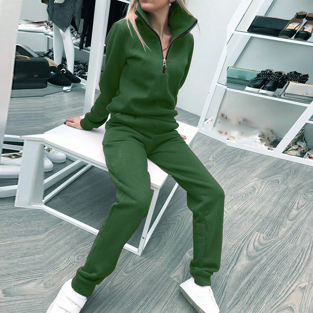Eillysevens women winter warm set Long Sleeve Solid Pullover Sweatshirt and Pants Warm Newest Clothes Ladies Tracksuit Sets#g25
Eillysevens women winter warm set Long Sleeve Solid Pullover Sweatshirt and Pants Warm Newest Clothes Ladies Tracksuit Sets#g25