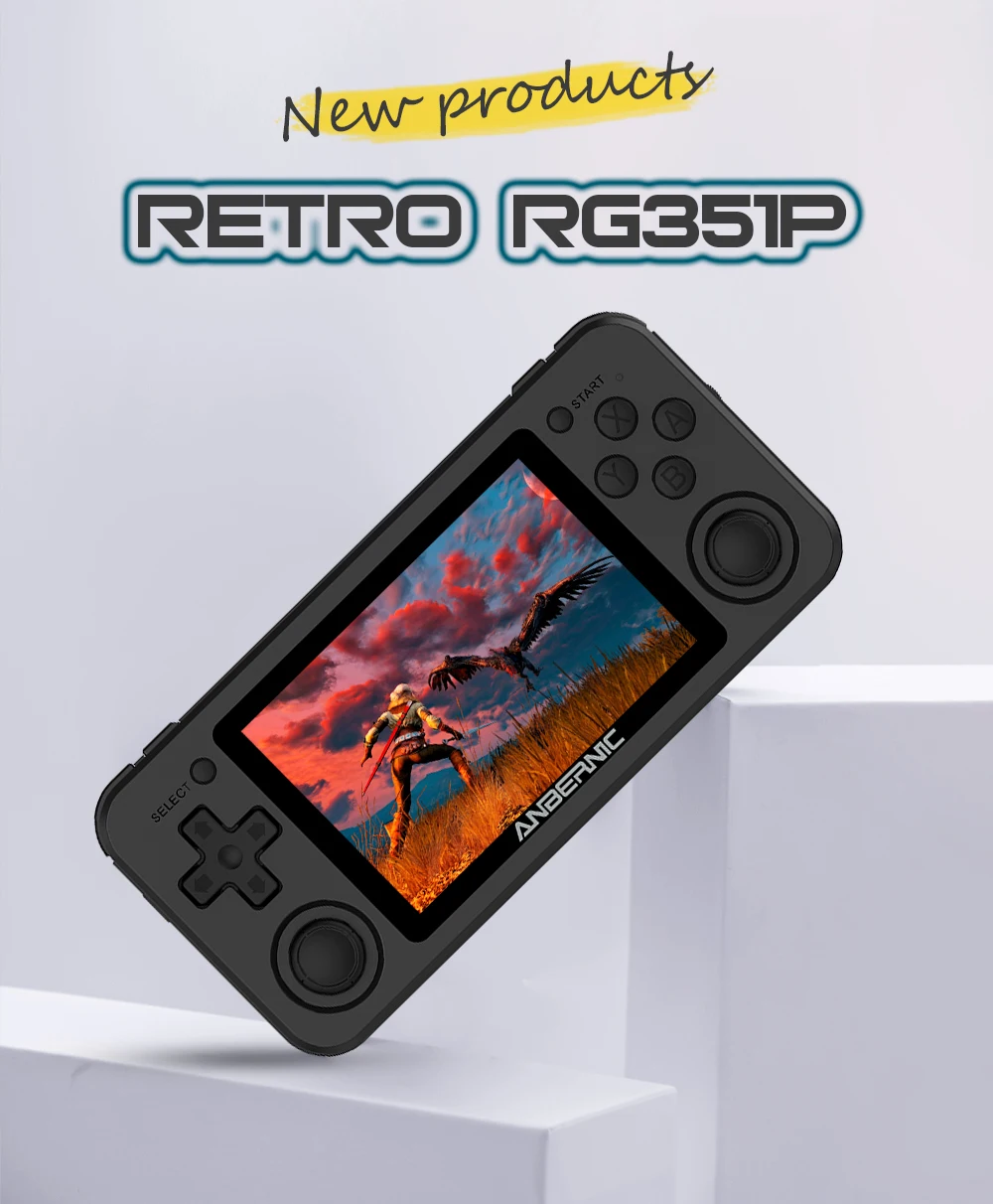 RG351P Retro Game Console 3.5-inch IPS Screen 64 Bit Open Source System Portable Handheld Video Game Consoles 2500+ Games
RG351P Retro Game Console 3.5-inch IPS Screen 64 Bit Open Source System Portable Handheld Video Game Consoles 2500+ Games