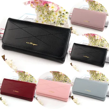 

Fashion Lady Women Leather Clutch Wallet Long Card Holder Case Purse Handbag NEW