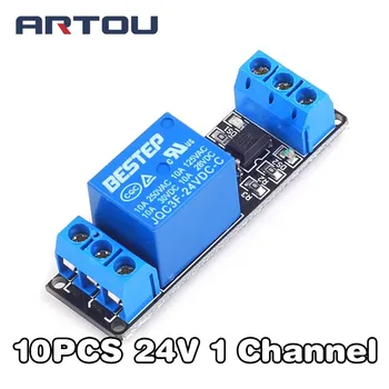 10PCS 1 Channel 24V Relay Module Relay Expansion Board 24V Low level Trigger 1 Way Relay Module for Arduino
10PCS 1 Channel 24V Relay Module Relay Expansion Board 24V Low level Trigger 1 Way Relay Module for Arduino