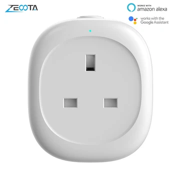 WiFi Smart Power Plug Adapter Socket Timer Socket App Voice Remote Control Homekit Work with Alexa Google Assistant and IFTTT
WiFi Smart Power Plug Adapter Socket Timer Socket App Voice Remote Control Homekit Work with Alexa Google Assistant and IFTTT