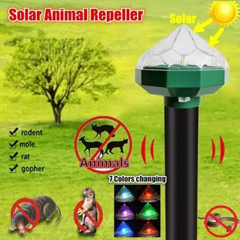 Solar Repeller 1.2V 80MA Insect Electronic Garden Light Solar Light 400-800(HZ) Gopher Animal Yard Outdoor Rodent Control
Solar Repeller 1.2V 80MA Insect Electronic Garden Light Solar Light 400-800(HZ) Gopher Animal Yard Outdoor Rodent Control