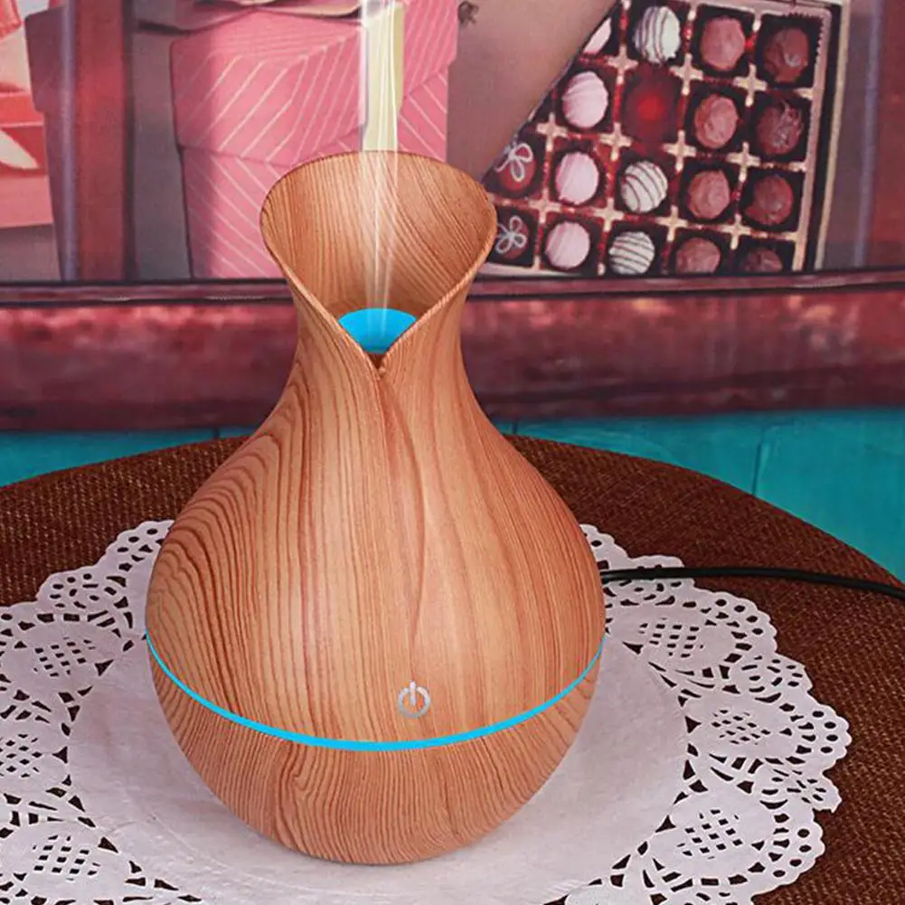 GloryStar Oil Diffuser Wood Grain Aromatherapy Diffuser Ultrasonic Cool Mist Humidifier with Color LED Lights Changing
GloryStar Oil Diffuser Wood Grain Aromatherapy Diffuser Ultrasonic Cool Mist Humidifier with Color LED Lights Changing