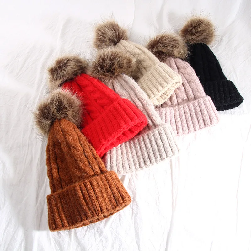 Hat Women's Winter Warm Linen Flower Color Knitted Wool Cap Furry Ball Versatile Set of Head Cap Students Casual Earmuffs Hat Pa
Hat Women's Winter Warm Linen Flower Color Knitted Wool Cap Furry Ball Versatile Set of Head Cap Students Casual Earmuffs Hat Pa