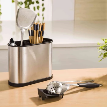 Hot Oval Shaped Utensil Holder Stainless Steel Kitchen Container Cutlery Drainer Utensil Caddy with Two Compartments Kitchen Too
Hot Oval Shaped Utensil Holder Stainless Steel Kitchen Container Cutlery Drainer Utensil Caddy with Two Compartments Kitchen Too