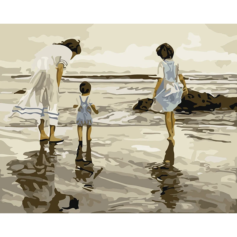 Painting By Number Seaside Family Oil Picture Acrylic Paint Handmade Color Drawing DIY Craft Kits For Adults Home Decor Wall Art
Painting By Number Seaside Family Oil Picture Acrylic Paint Handmade Color Drawing DIY Craft Kits For Adults Home Decor Wall Art