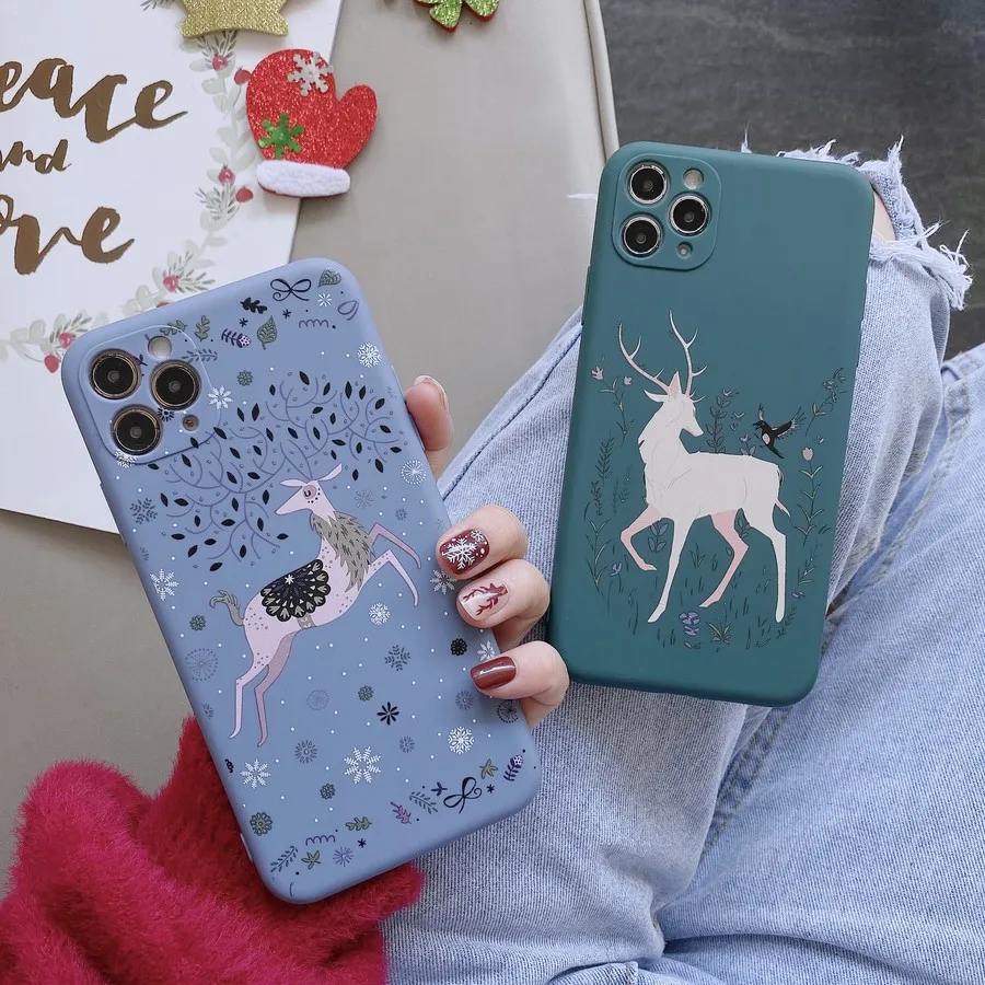 Cute Cartoon Christmas Santa Reindeer Tree Soft Silicone Phone Case for iphone 12 11 Pro Max 12Mini X XS XR 7 8 Plus Cover Gift
Cute Cartoon Christmas Santa Reindeer Tree Soft Silicone Phone Case for iphone 12 11 Pro Max 12Mini X XS XR 7 8 Plus Cover Gift