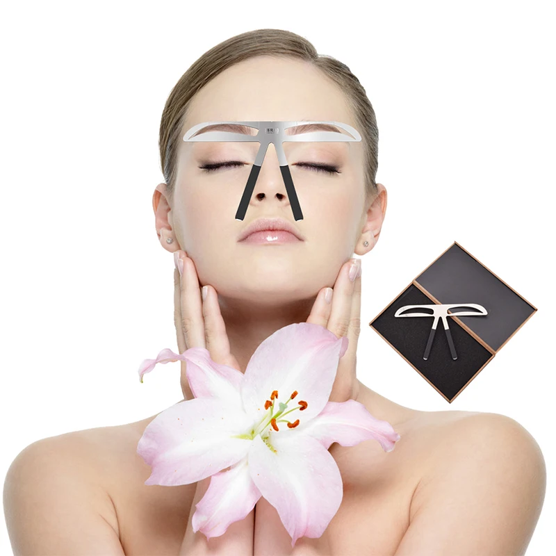 Eyebrow Ruler Stencil Stainless Steel Eyebrow Microblading Permanent Makeup Measure Shaping Balance DIY Template Beauty Tools
Eyebrow Ruler Stencil Stainless Steel Eyebrow Microblading Permanent Makeup Measure Shaping Balance DIY Template Beauty Tools