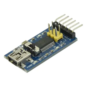 FT232RL FTDI USB adapter to TTL Converter Module 5V 3.3V For Arduino Blue TE321
FT232RL FTDI USB adapter to TTL Converter Module 5V 3.3V For Arduino Blue TE321