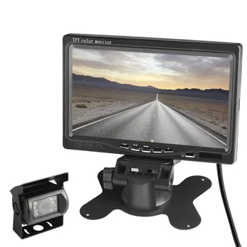 7" Screen Full Color High-resolution Picture Avoiding Blind Area Wired Backup Camera TFT LCD Color Monitor Kit For Truck
7" Screen Full Color High-resolution Picture Avoiding Blind Area Wired Backup Camera TFT LCD Color Monitor Kit For Truck
