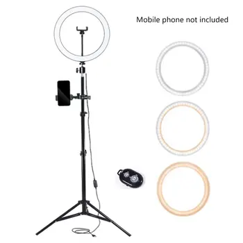 10 Inch Flat Ring Light Selfie Beauty Photography Mobile Phone Live Light Three Color Temperature LED Fill Light
10 Inch Flat Ring Light Selfie Beauty Photography Mobile Phone Live Light Three Color Temperature LED Fill Light