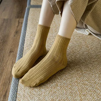 Women Warm Soft Candy Color Breathable Deodorant Japanese Style Retro Simple High Elasticity All-match Womens Sock
Women Warm Soft Candy Color Breathable Deodorant Japanese Style Retro Simple High Elasticity All-match Womens Sock