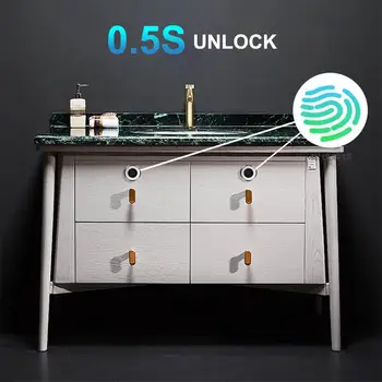 T21 USB Smart Drawer Fingerprint Lock Alloy Intelligent Electronic Lock Anti-theft Safety Lock For Storage Cabinet Wardrobe Desk
T21 USB Smart Drawer Fingerprint Lock Alloy Intelligent Electronic Lock Anti-theft Safety Lock For Storage Cabinet Wardrobe Desk