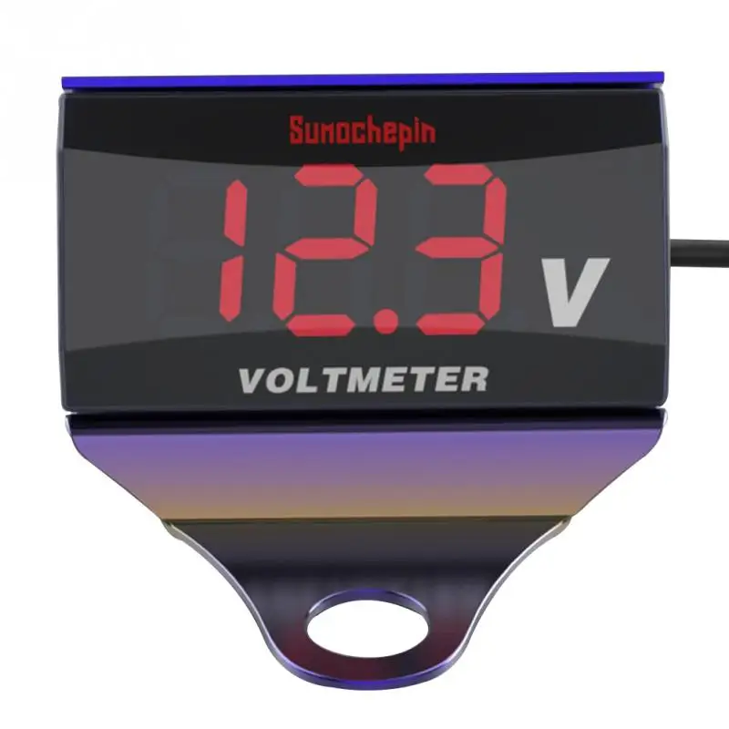 LED Digital Display Voltmeter Car Motorcycle Voltage Volt Gauge Panel Meter 12V Voltmeter Anti Rust Multifunctional
LED Digital Display Voltmeter Car Motorcycle Voltage Volt Gauge Panel Meter 12V Voltmeter Anti Rust Multifunctional