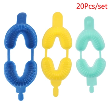 20PCS Dental Disposable Tray Fluoride Foam Impression Trays Dentistry Instrument Dentist Materials Large Medium Small Size
20PCS Dental Disposable Tray Fluoride Foam Impression Trays Dentistry Instrument Dentist Materials Large Medium Small Size