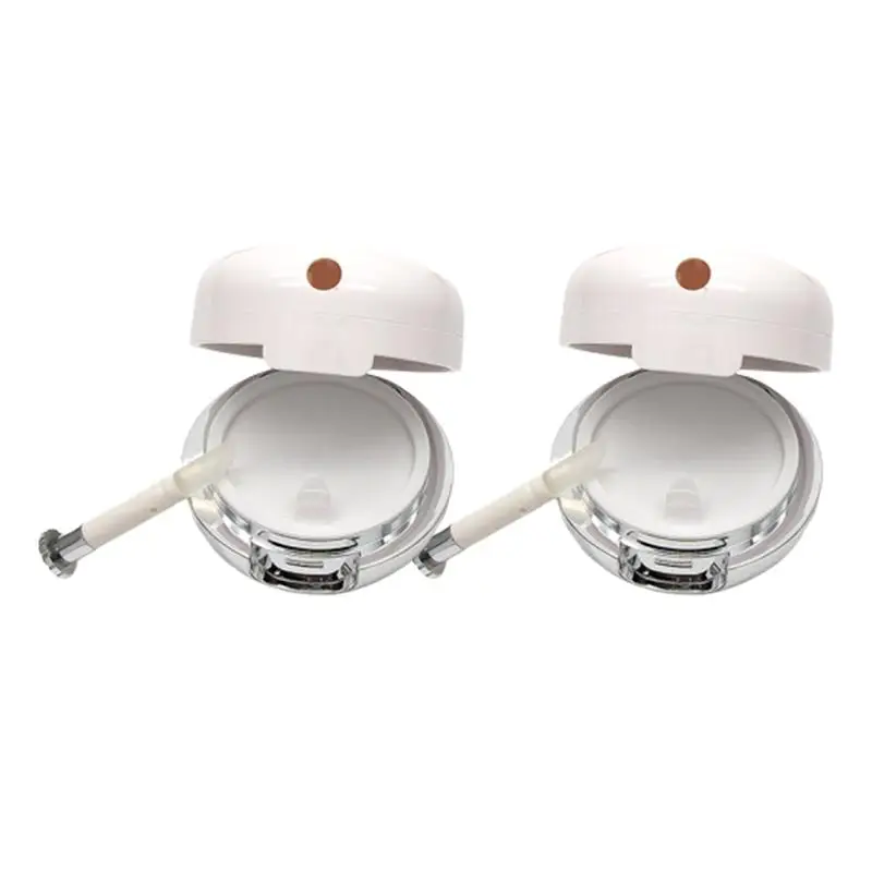 2Pcs White Plastic Lipstick Container Case with Lip Brush Mirror Round Empty Cute Cosmetic Container for Lip Mask Concealer Lip
2Pcs White Plastic Lipstick Container Case with Lip Brush Mirror Round Empty Cute Cosmetic Container for Lip Mask Concealer Lip