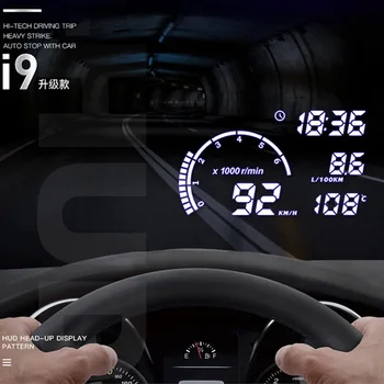 HUD car display OBD head up display OBD speed RPM water temperature meter reversing projector
HUD car display OBD head up display OBD speed RPM water temperature meter reversing projector