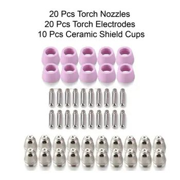 50pcs/Set CUT5060-050 Plasma Cutter Consumables Nozzles Electrodes & Cups Brand New And High Quality
50pcs/Set CUT5060-050 Plasma Cutter Consumables Nozzles Electrodes & Cups Brand New And High Quality