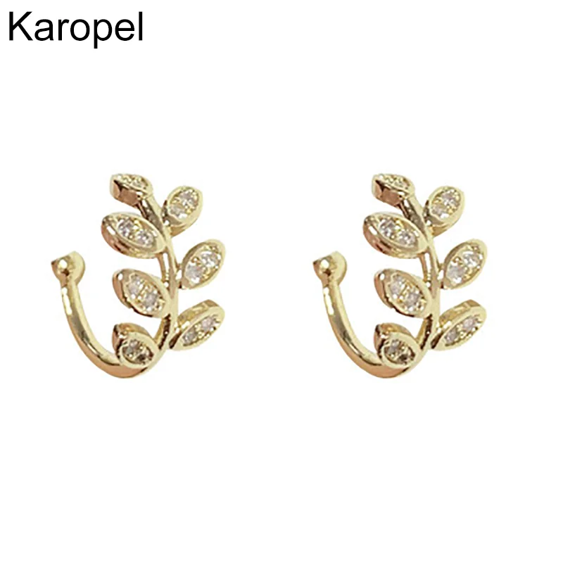KAROPEL 925 Sterling Silver Zircon Leaf Clip Earrings No Pierced Ear Female Exquisite Adjustable Gorgeous Handmade Jewelry Gift
KAROPEL 925 Sterling Silver Zircon Leaf Clip Earrings No Pierced Ear Female Exquisite Adjustable Gorgeous Handmade Jewelry Gift
