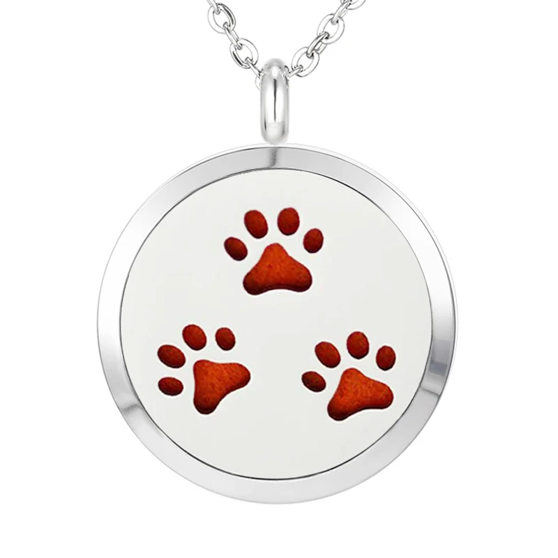061 Essential Oil Diffuser Locket Pendant Necklace