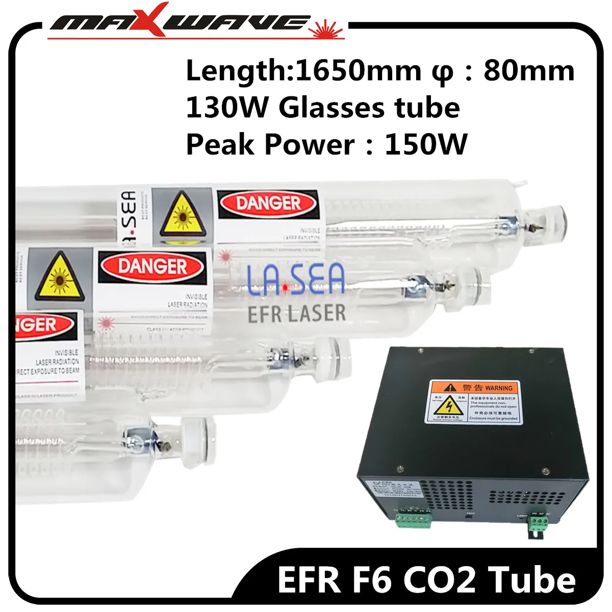Лазерная трубка EFR F6 130 Вт + лазерный блок мощности фотолампа 150 или CO2 лазерная
