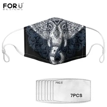 FORUDESIGNS Mandala Elephant Floral Pattern Women Mouth Mask with 7 Pcs Filters Breathable Dustproof Mask Adults Anti-dust Mask
FORUDESIGNS Mandala Elephant Floral Pattern Women Mouth Mask with 7 Pcs Filters Breathable Dustproof Mask Adults Anti-dust Mask