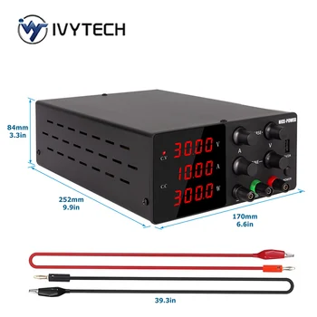 IVYTECH 8 kinds of Switching Lab DC Power Supply Adjustable 4 Digital Regulated Modul Laboratory Power Bench Source 30 V 0-10A
IVYTECH 8 kinds of Switching Lab DC Power Supply Adjustable 4 Digital Regulated Modul Laboratory Power Bench Source 30 V 0-10A