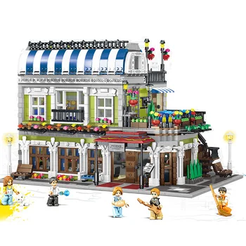 3577 Pcs Bricks Coffee Shop Set Creator Street View Model Building Blocks Boy Birthday Gift Kids Toys For Children
3577 Pcs Bricks Coffee Shop Set Creator Street View Model Building Blocks Boy Birthday Gift Kids Toys For Children