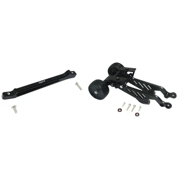 Rear Wheelie with Wing Mount for ARRMA RC Car Upgrade Parts,Black with Front Steering Support Mount 
Rear Wheelie with Wing Mount for ARRMA RC Car Upgrade Parts,Black with Front Steering Support Mount