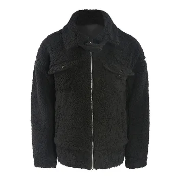 Winter Western Style Fashion Loose Imitation Lambs Wool Long Sleeve SM L XL XXL Woman Casual Warm Jacket Lady Short Jackets
Winter Western Style Fashion Loose Imitation Lambs Wool Long Sleeve SM L XL XXL Woman Casual Warm Jacket Lady Short Jackets