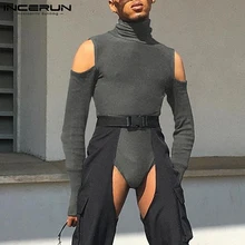 New Men's Fashionable Casual Onesies Shoulder Cut-out Comeforable Sexy Leisure Long-sleeved Triangle Jumpsuit S-5XL INCERUN 2021
New Men's Fashionable Casual Onesies Shoulder Cut-out Comeforable Sexy Leisure Long-sleeved Triangle Jumpsuit S-5XL INCERUN 2021