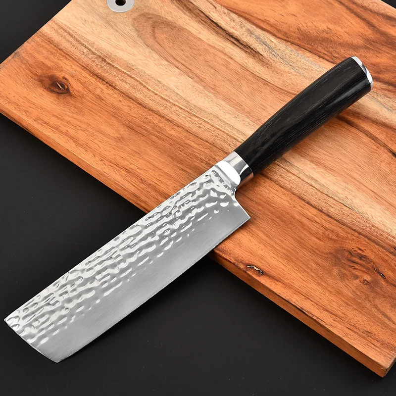 Kitchen knife kitchen chef knife slicer knife multi-functional hammer knife with wooden handle household sharp
Kitchen knife kitchen chef knife slicer knife multi-functional hammer knife with wooden handle household sharp