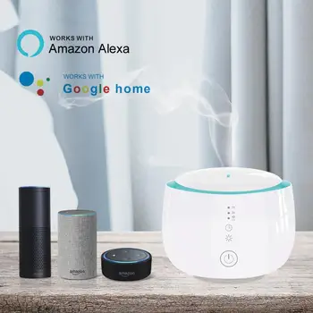 Smart Household Air Humidifier Wifi Wireless Aroma Essential Oil Diffuser Tuya/life APP Compatible With Amazon Alexa Google Home
Smart Household Air Humidifier Wifi Wireless Aroma Essential Oil Diffuser Tuya/life APP Compatible With Amazon Alexa Google Home