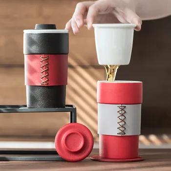Portable Bottle Portable Ceramic with Filter with Lid Tea Cup Household Tea Separation Water Bottle Tea Mug Cute Cup Travel Mug
Portable Bottle Portable Ceramic with Filter with Lid Tea Cup Household Tea Separation Water Bottle Tea Mug Cute Cup Travel Mug