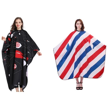 2Pcs Hairdressing Cape Salon Waterproof Apron - Abstract Decorative Pattern & Red White Blue Stripe
2Pcs Hairdressing Cape Salon Waterproof Apron - Abstract Decorative Pattern & Red White Blue Stripe