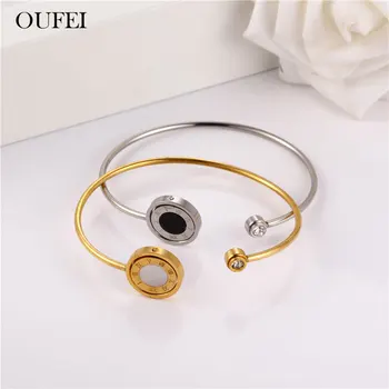 OUFEI Double Shell Bracelets Bangles For Women Stainless Steel Jewelry Woman Accessories Fashion Jewelry Gifts For Girls
OUFEI Double Shell Bracelets Bangles For Women Stainless Steel Jewelry Woman Accessories Fashion Jewelry Gifts For Girls