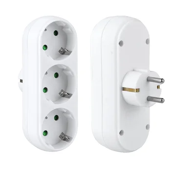 Used For Home EU Standard Three-pole Power Plug Socket 16A 250V Outlet Triple German Standard Adapter MAX Power 3500W
Used For Home EU Standard Three-pole Power Plug Socket 16A 250V Outlet Triple German Standard Adapter MAX Power 3500W
