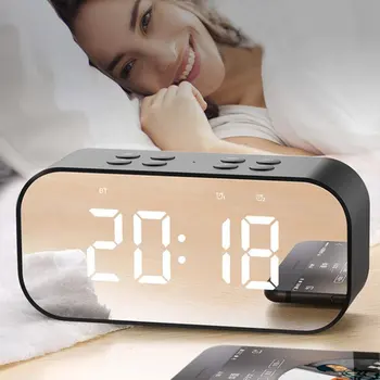 LED Time Snooze Alarm Clock Wireless Music Player Speaker Portable HiFi Shock Bass Home Travel Subwoofer Speaker Sound Box 
LED Time Snooze Alarm Clock Wireless Music Player Speaker Portable HiFi Shock Bass Home Travel Subwoofer Speaker Sound Box