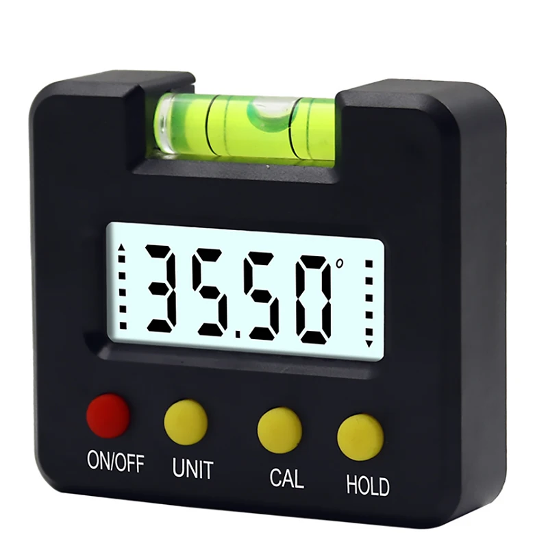 Mini Digital Level Protractor digital display electronic Angle rulerwith tape level bubble angle meter angle gauge level
Mini Digital Level Protractor digital display electronic Angle rulerwith tape level bubble angle meter angle gauge level