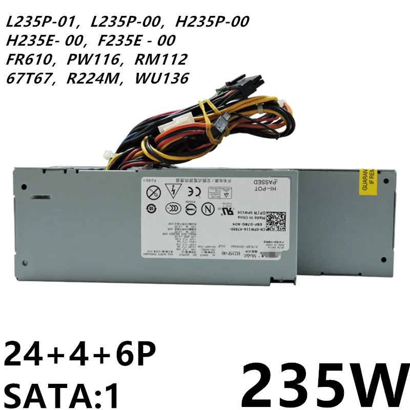 New PSU For Dell OptiPlex 760 960 580 780SFF Power Supply L235P-01 L235P-00 D235E-00 F235E-00 H235P-00 H235E-00 F235E -00 PW116
New PSU For Dell OptiPlex 760 960 580 780SFF Power Supply L235P-01 L235P-00 D235E-00 F235E-00 H235P-00 H235E-00 F235E -00 PW116