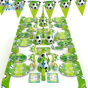 90pcs Football Theme Birthday Party Supplies Disposable Tablecloths Tableware Props Birthday Package Party Decoration Paper
90pcs Football Theme Birthday Party Supplies Disposable Tablecloths Tableware Props Birthday Package Party Decoration Paper