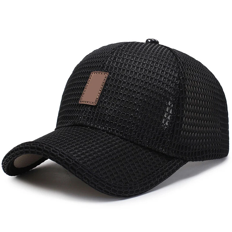 Mesh Baseball Cap Golfs Trucker Hat Breathable Snapback Visor Plain for Outdoor NYZ Shop | Аксессуары для одежды