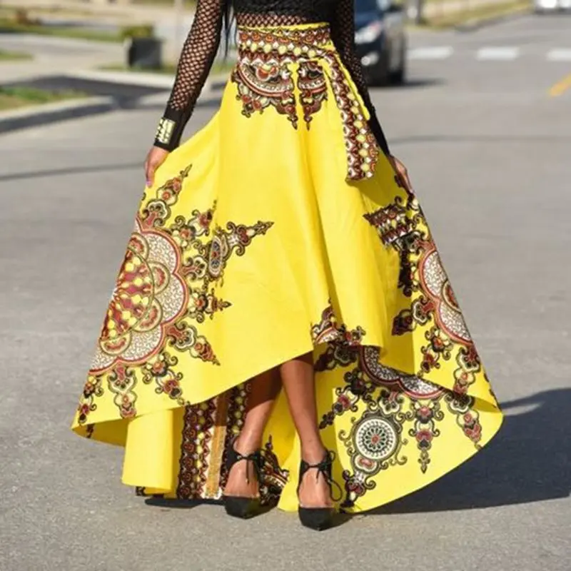 Long Skirt Women Yellow Party Elegant Asymmetrical Floral Red Boho Ethnic Fashion Print Swing Maxi High Waist Skirts 2019 Autumn
Long Skirt Women Yellow Party Elegant Asymmetrical Floral Red Boho Ethnic Fashion Print Swing Maxi High Waist Skirts 2019 Autumn