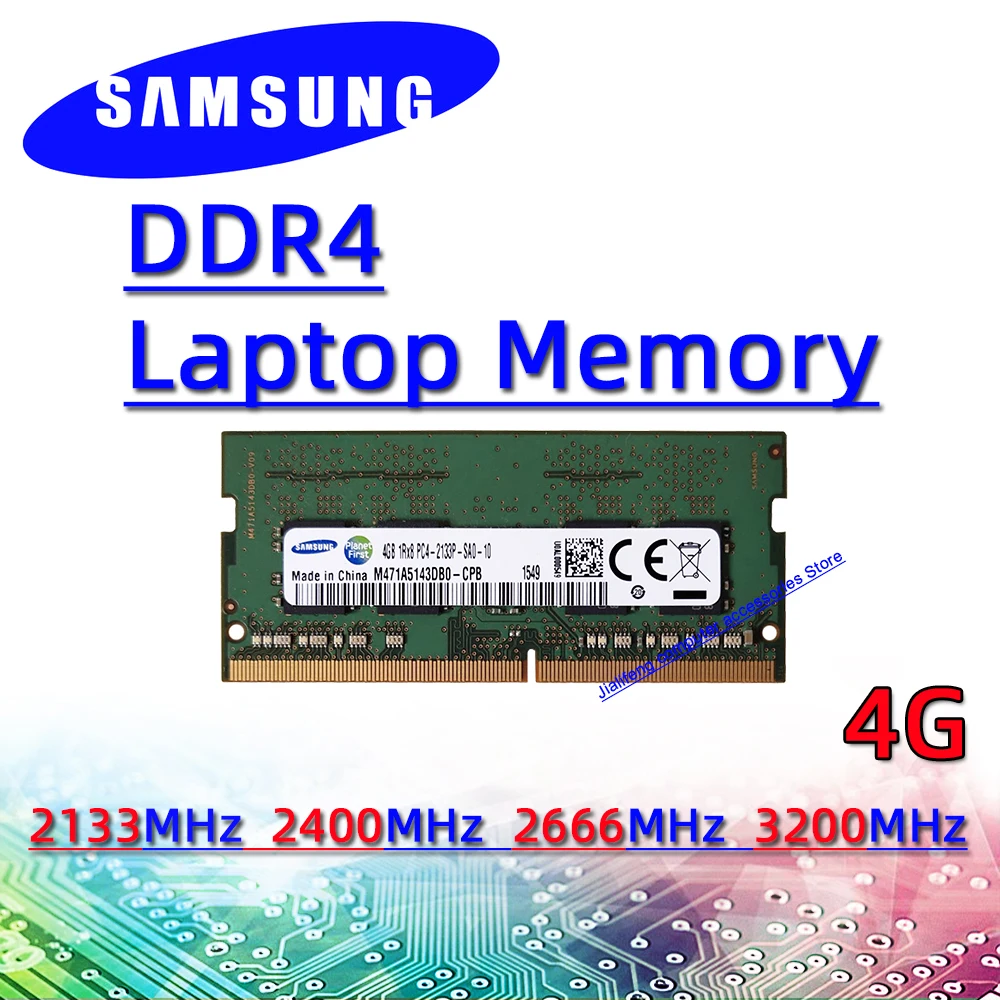 

Samsung ddr4 4 Гб 2133 МГц 2400 МГц 2666 МГц 3200 МГц ОЗУ Sodimm память для ноутбука pc4 2133P 2400T 2666 в 3200AA