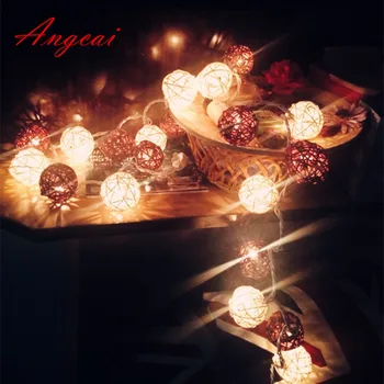 Rattan Ball Fairy String Lights Plug in/USB/battery powered, Flexible Romantic Warm Lighting for Home Decor 5cm balls
Rattan Ball Fairy String Lights Plug in/USB/battery powered, Flexible Romantic Warm Lighting for Home Decor 5cm balls