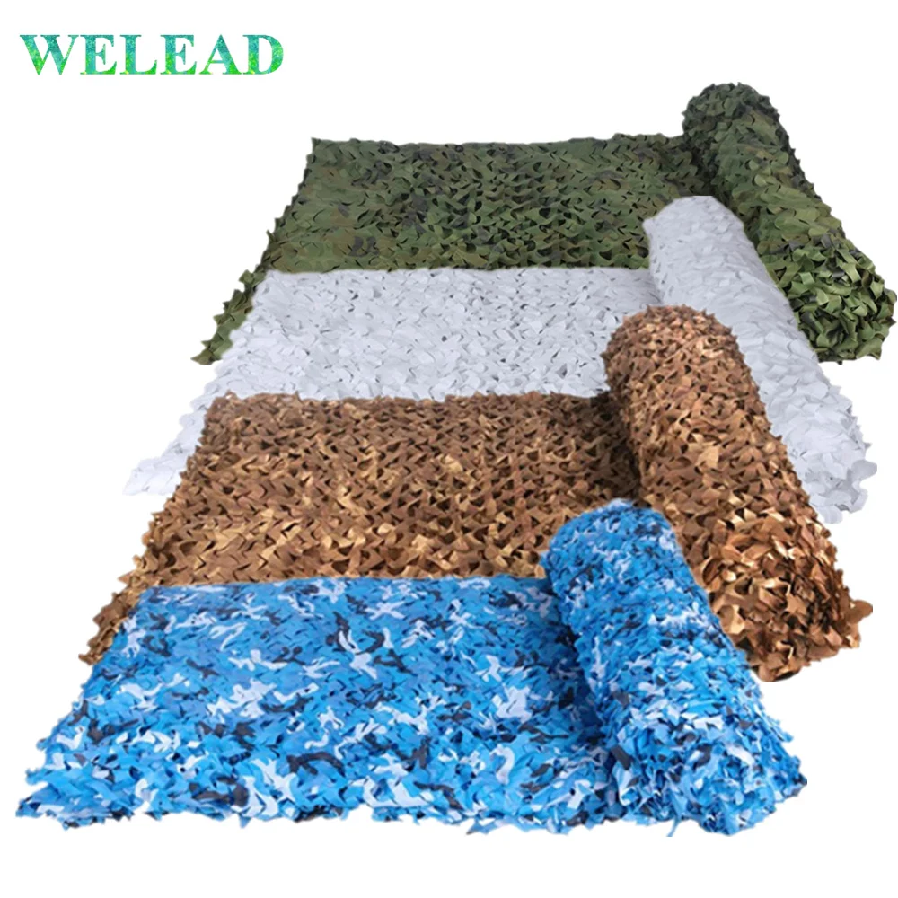 3x3 2x5 4x4 3x4 Military Camouflage Nets White Blue Beige Desert for Hunting Hiding Mesh Outdoor Awning Garden Shading Gazebo
3x3 2x5 4x4 3x4 Military Camouflage Nets White Blue Beige Desert for Hunting Hiding Mesh Outdoor Awning Garden Shading Gazebo