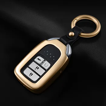 Car aluminum key case remote key ring buckle keyless smart protective cover decoration For Honda crv CR-V 2017 2018 2019
Car aluminum key case remote key ring buckle keyless smart protective cover decoration For Honda crv CR-V 2017 2018 2019