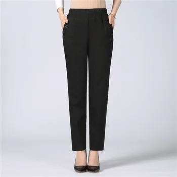 Women Pants High Waist Solid Ankle Length Trousers Female Sweatpant Fashion Vintage Button Stretch Pencil Pants Plus Size
Women Pants High Waist Solid Ankle Length Trousers Female Sweatpant Fashion Vintage Button Stretch Pencil Pants Plus Size