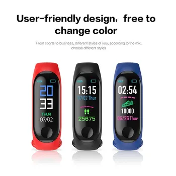 M3 Smart Fitness Bracelet Band With Measuring Pressure Pulse Meter Sport Activity Tracker Fitness Watch Wristband Health Life
M3 Smart Fitness Bracelet Band With Measuring Pressure Pulse Meter Sport Activity Tracker Fitness Watch Wristband Health Life