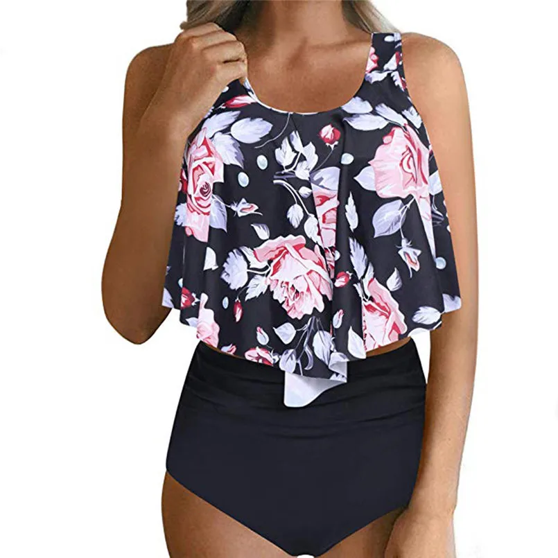 Women Two Pieces Bathing Suits Top Ruffled With High Waisted Bottom Set off shoulder underwear set 40ag23
Women Two Pieces Bathing Suits Top Ruffled With High Waisted Bottom Set off shoulder underwear set 40ag23